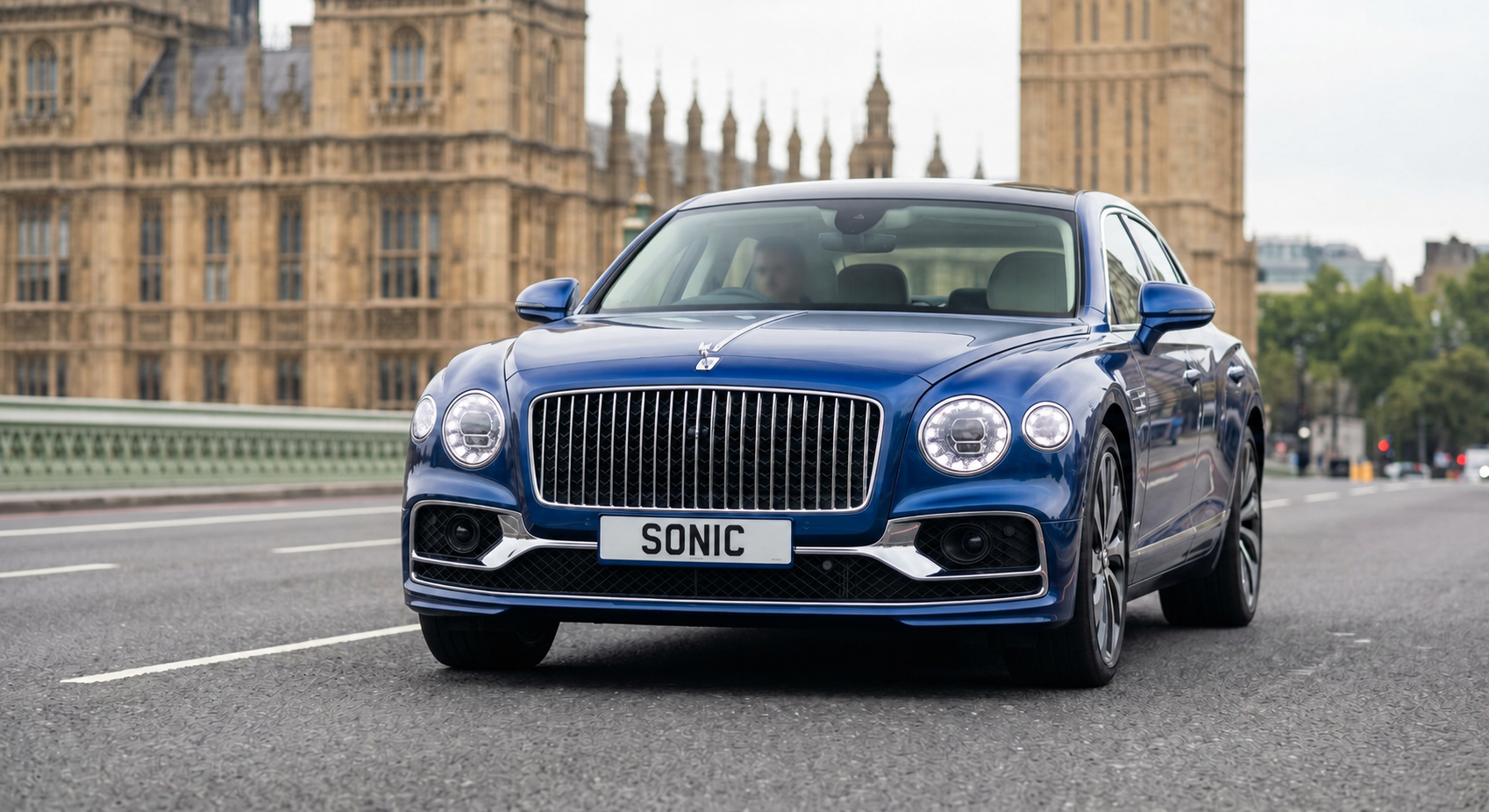 The Blue Spur Bentley Flying Spur example vehicle